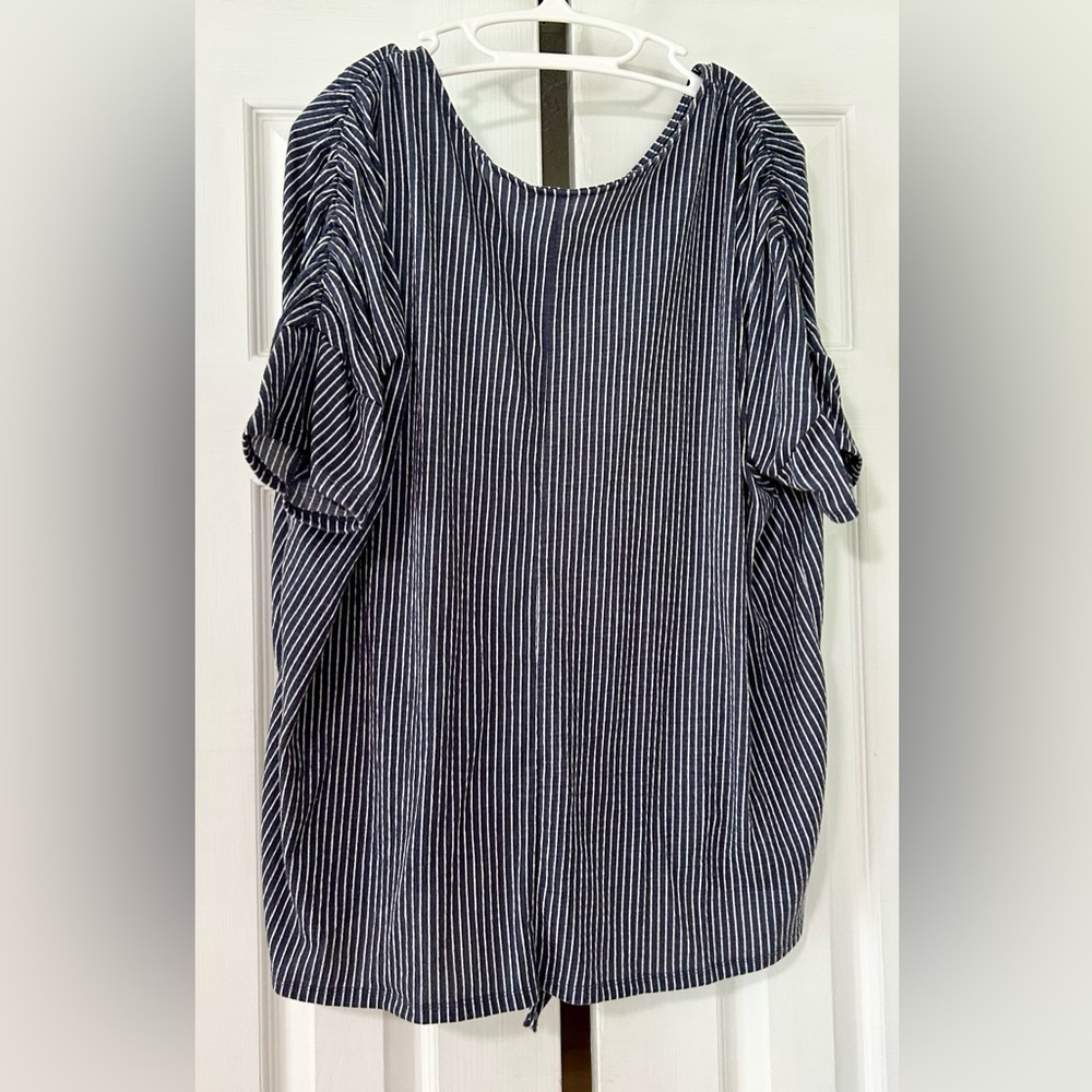 Terra & sky shirt woman size 14w striped top - Picture 2 of 4